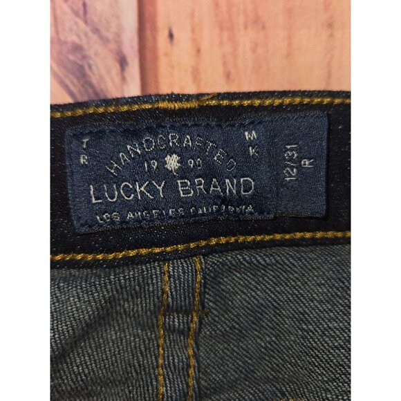 Lucky Brand Easy Rider Dark Wash Jeans 12/31 (32/32) - Picture 4 of 9